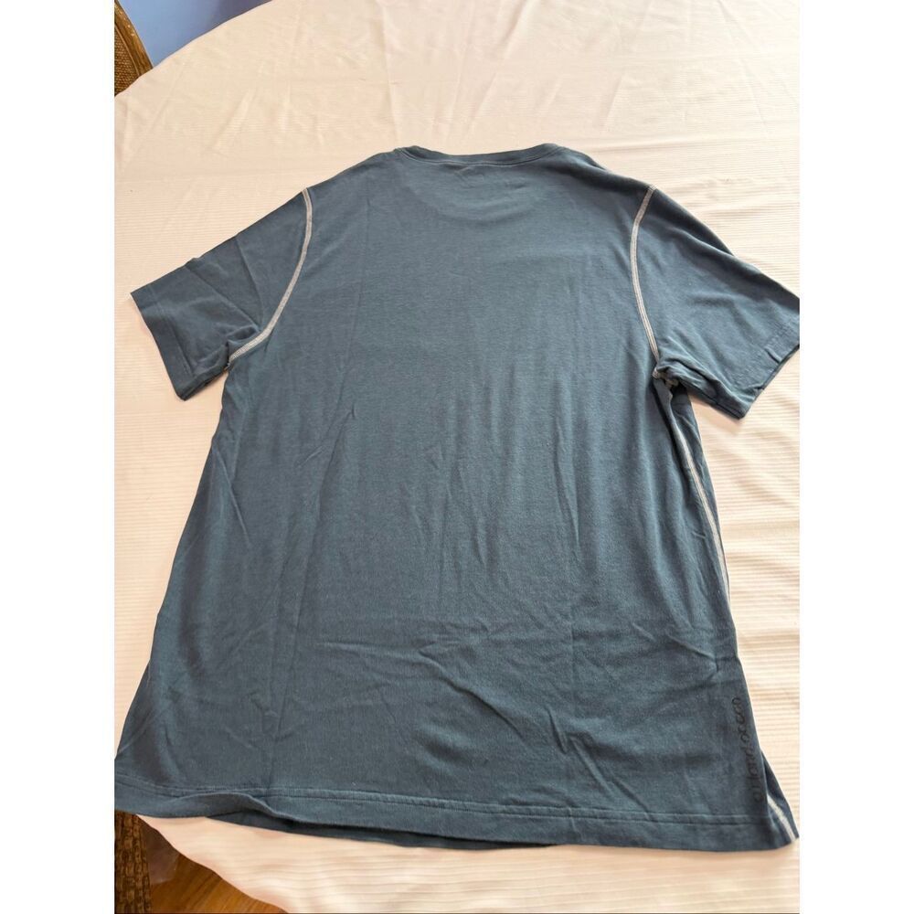 Alo Yoga Cool Fit Men’s Athletic Blue Short Sleeve T-Shirt Size XXL - Picture 9 of 10